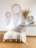 ręcznie plecione łapacze snów z bali makrama