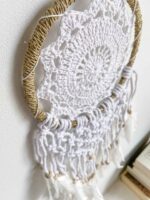 pleciony łapacz snów makrama ze sznurka