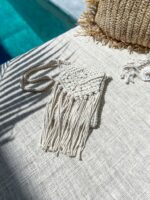 Torebka pleciona ze sznurka na lato w stylu boho