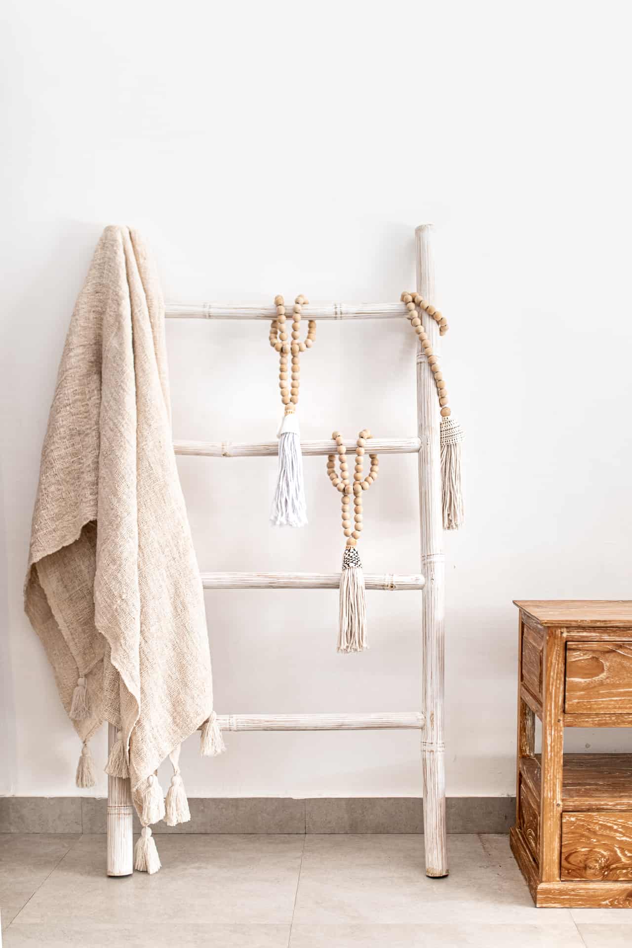 naturalny-koc-z-surowej-bawelny-220-140-boho koce w stylu boho z surowej bawełny