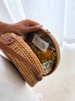 torebka z rattanu ate boho