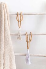 Wisior do zasłon ręcznie robiony z muszli