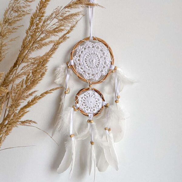 łapacz snów do salonu pleciony na bali