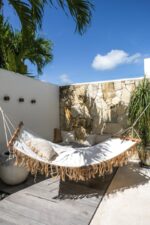 hamak boho z frędzlami