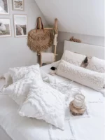 poszewka boho frędzle