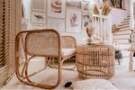 fotel vintage siateczka