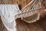boho hamak frędzle