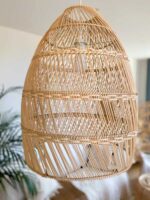 klosz rattanowy wiszący z Bali