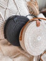 Round Rattan Bag – ATE White - Image 9
