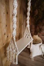huśtawka boho z frędzlami