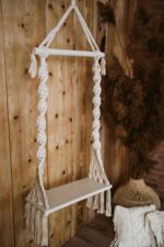 huśtawka pleciona makrama boho