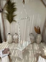 huśtawka boho pleciona biała