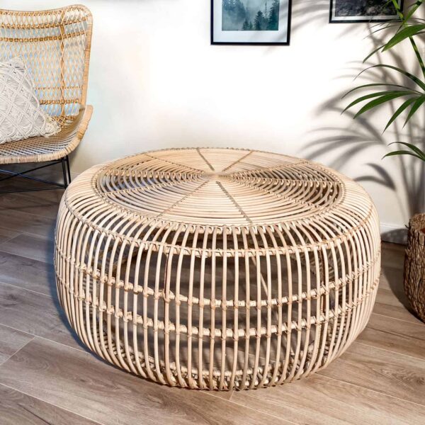 stolik rattanowy kawowy