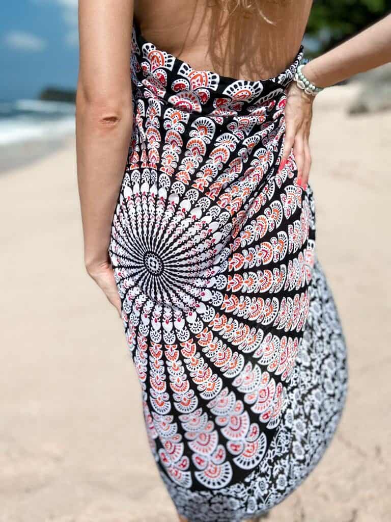 pareo-letnie Sarong we wzory
