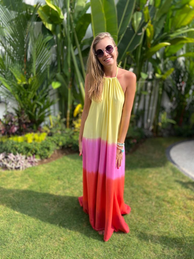 dluga-sukienka-tie-dye-teczowa kolorowa sukienka tęcza