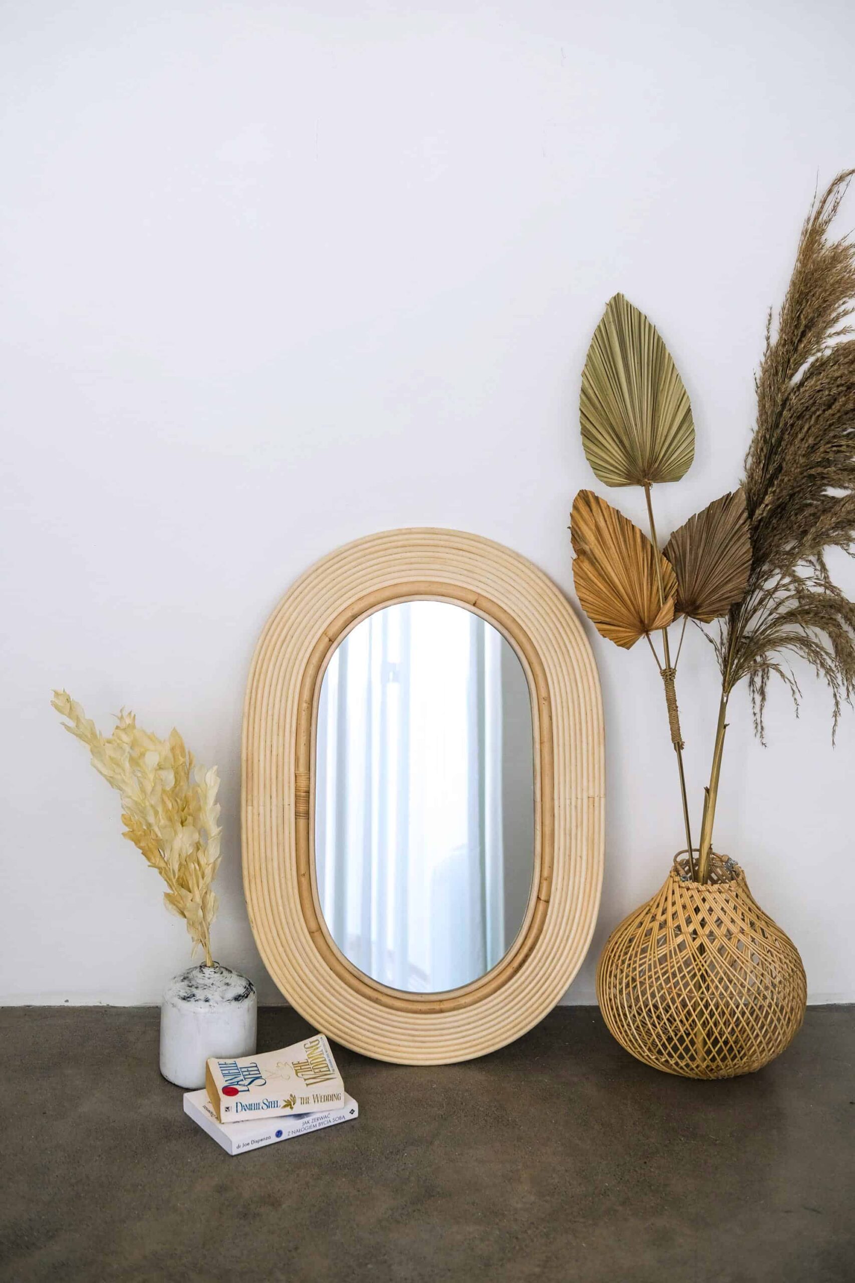 lustro-owalne-rattan lustro rattanowe owalne