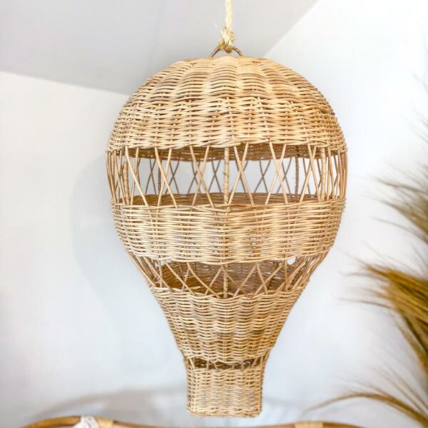 lampa rattanowa balonik