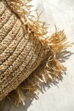 poduszka z rafii słomkowa