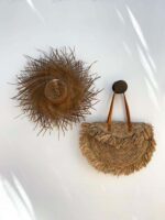 kapelusz słomkowy brązowy