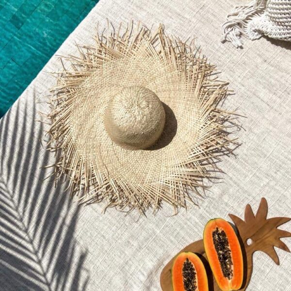 słomkowy kapelusz naturalny