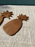 deska do krojenia ananas teakowa