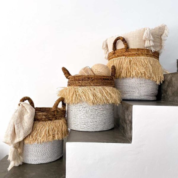 kosze ozdobne styl boho