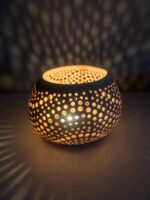 lampion kokos rzeźbiony