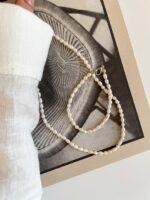 naszyjnik i bransoletka z pereł