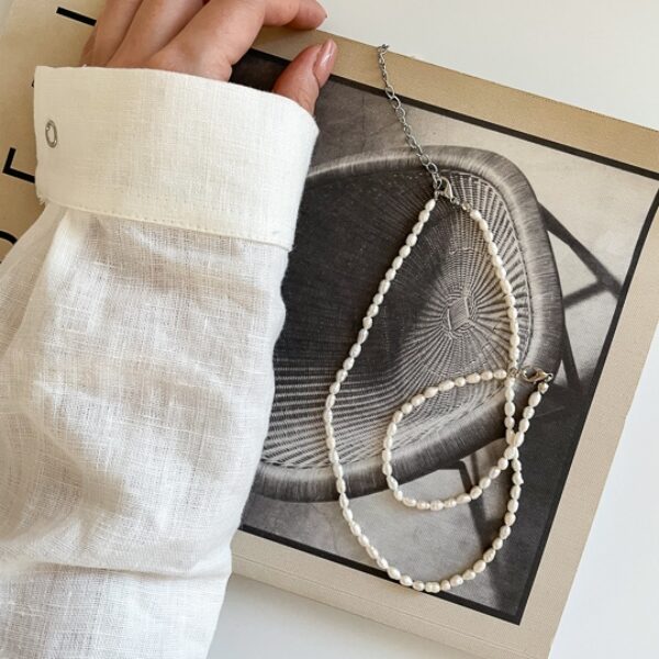 bransoletka i naszyjnik z pereł