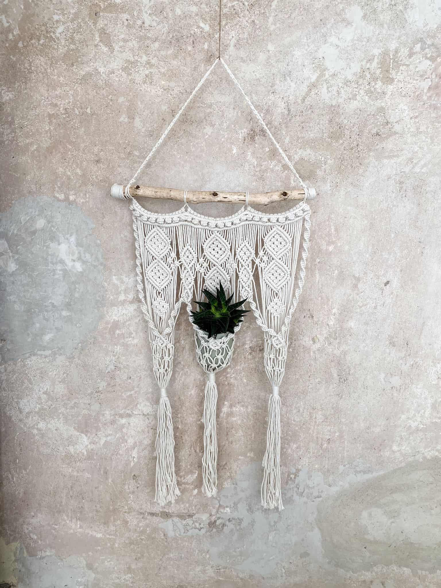 makrama-na-doniczke-boho makrama na doniczkę