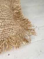 poszewka słomiana boho