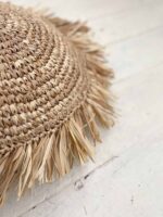 poduszka słomiana boho