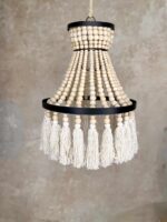 żyrandol z koralików boho