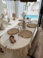 podkładki słomkowe boho