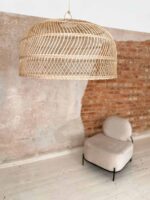 lampa rattanowa boho