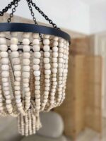 żyrandol koraliki boho