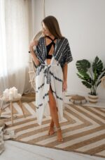 narzutka na plaże szara