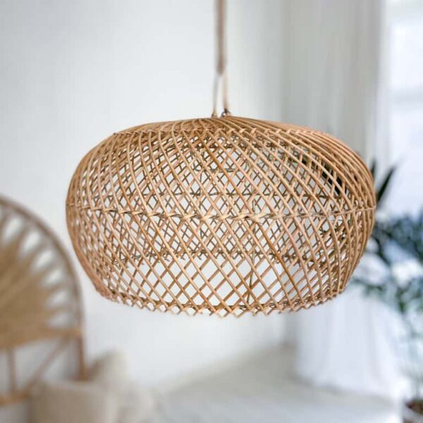 lampa boho pleciona