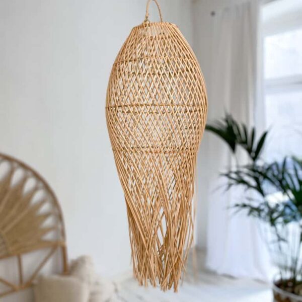 lampa rattanowe boho