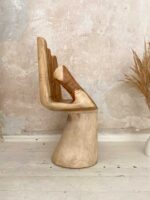 krzesło ręka z drewna