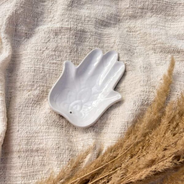 podstawka ceramiczna hamsa