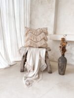 poszewka z frędzlami boho