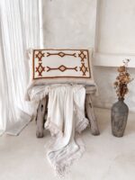 poszewka boho z frędzlami