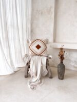 poszewka 40x40 dekoracyjna boho frędzle