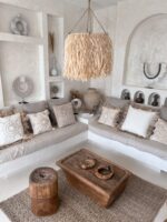 lampa boho wisząca frędzle