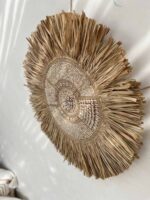 dekoracja ścienna boho z muszelek