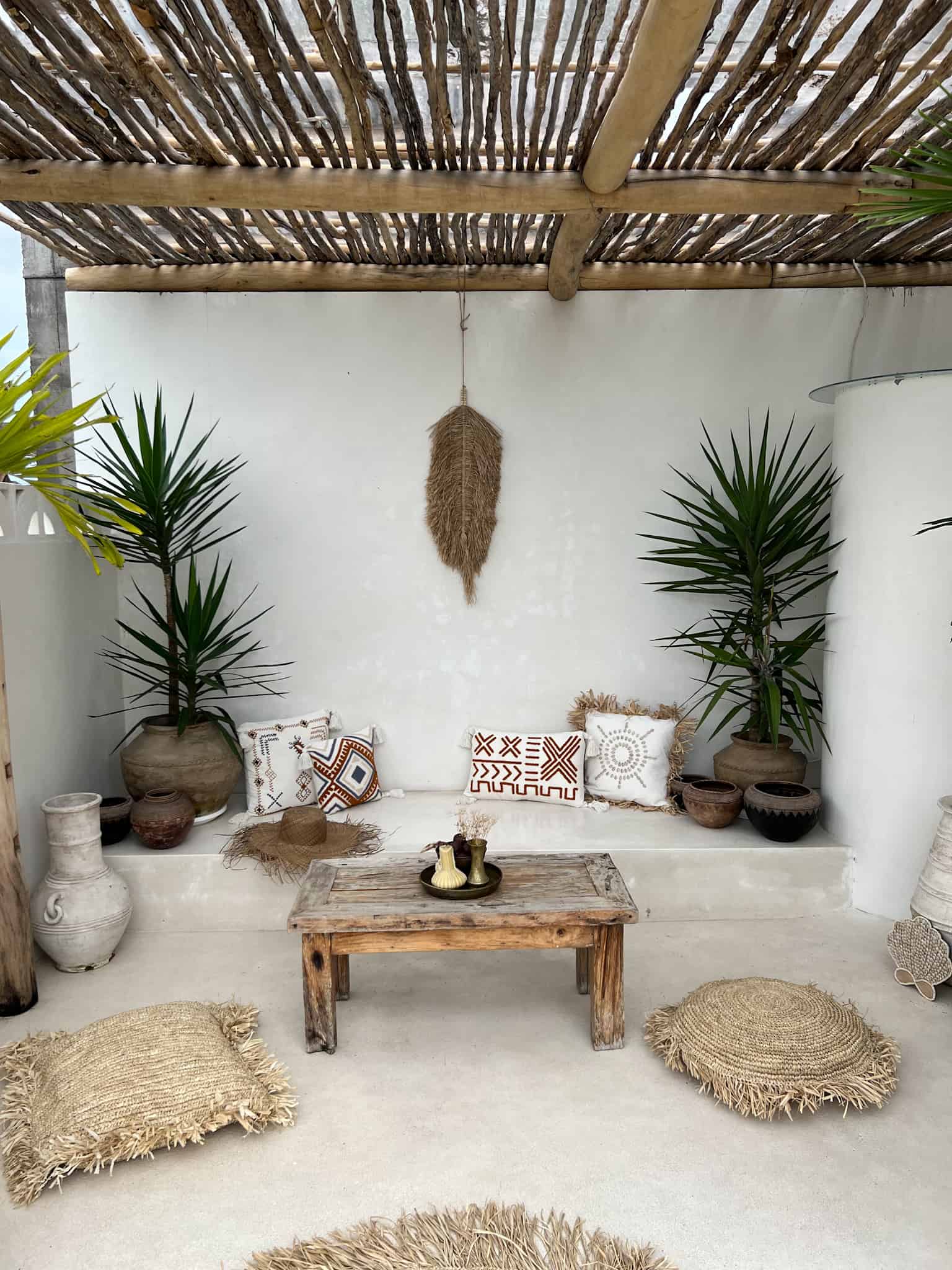 dekoracja-boho-lisc-ze-slomki (2) dekoracja na ścianę ze słomki