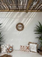 okrągła dekoracja boho ścienna