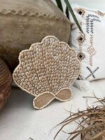 dekoracja boho z muszelek