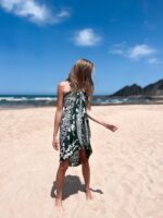 plażowe pareo zielon